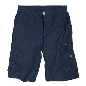 Vintage Eighty 8 Boy's Cargo Shorts Black Size 16 Cotton Blend